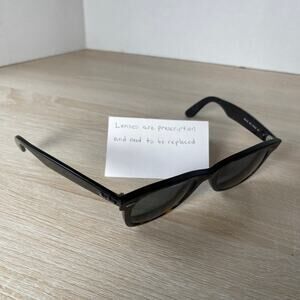 Ray-Ban RB2140 902 Wayfarer Sunglasses Tortoise Shell FRAMES ONLY 50-22 WIDE ARM